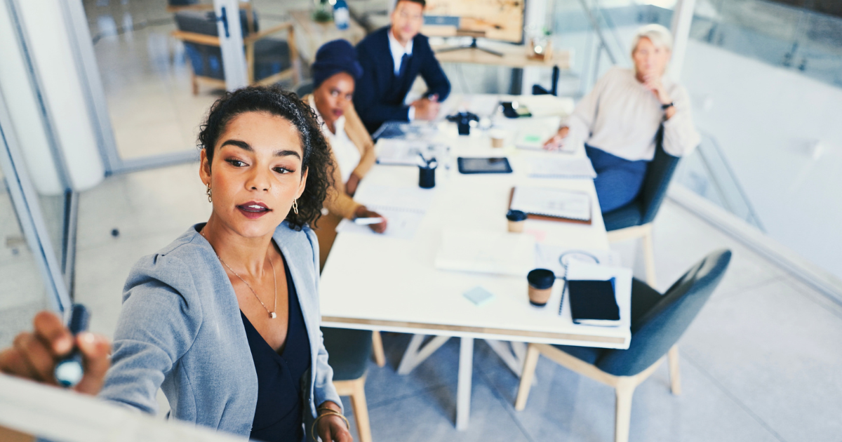 A group of business leaders plan their 2027 marketing budget.