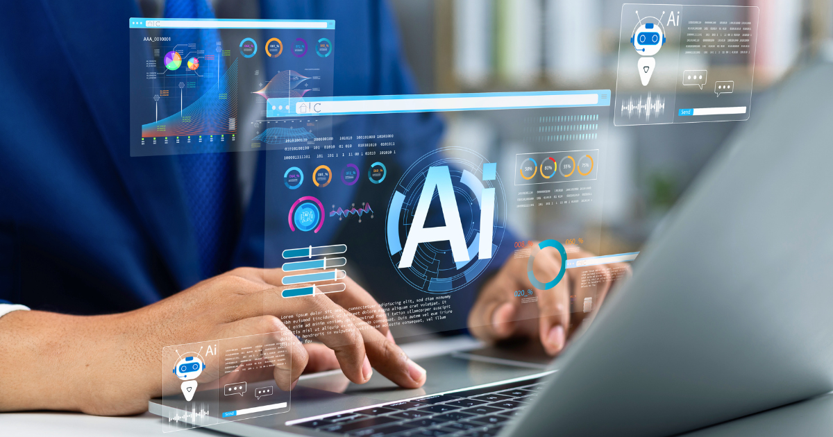 A customer search for information about a local business using an AI tool.